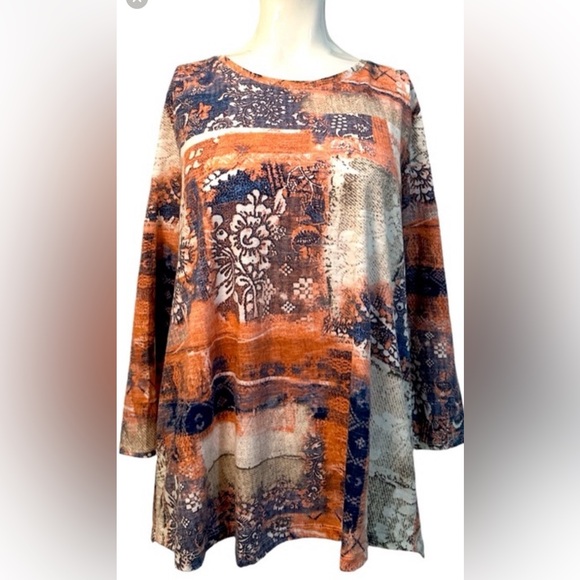 CHICO’s beautiful top long sleeve women size 3 - Picture 1 of 8